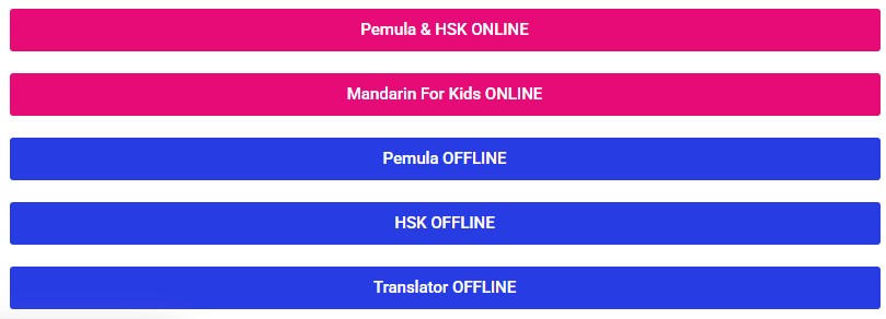 PAKET PROGRAM BAHASA MANDARIN